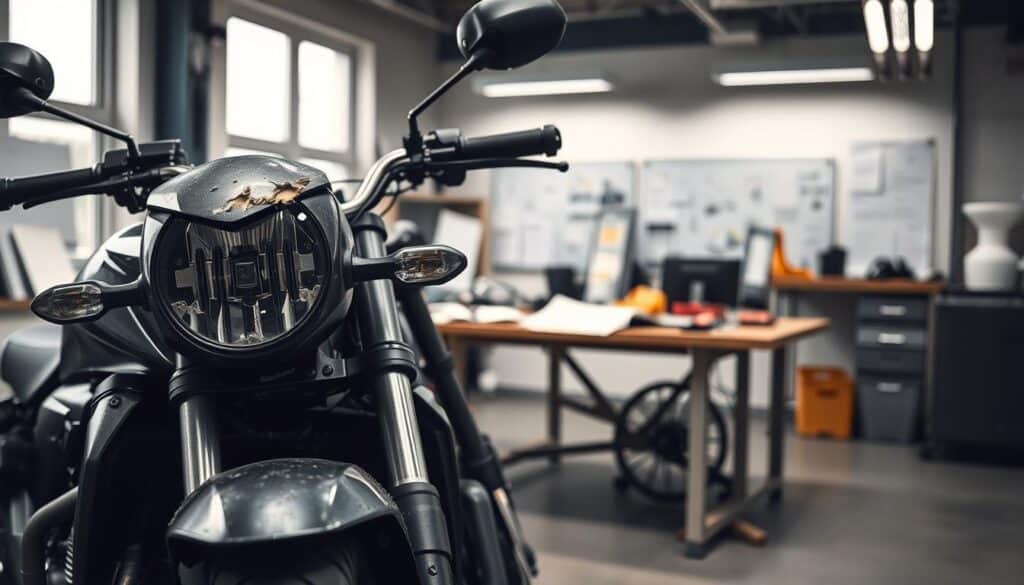 Versicherungschaden Motorrad