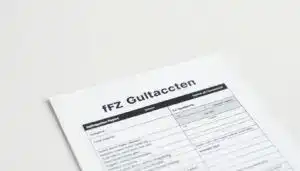 Deutsches Fahrzeug Gutachten in Slowenien